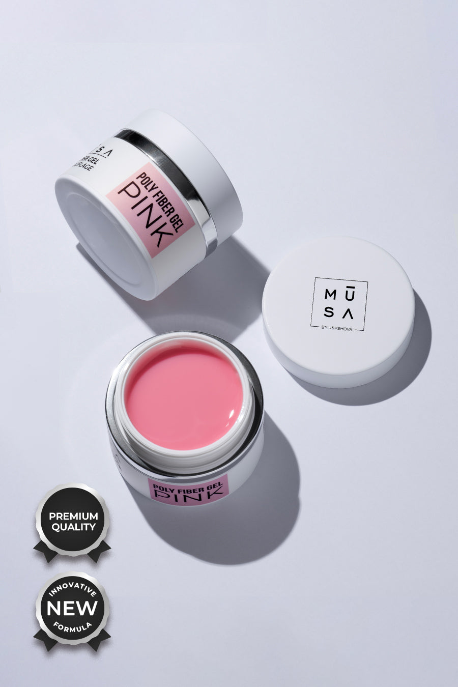 Gel builder Poly Fiber Gel Pink