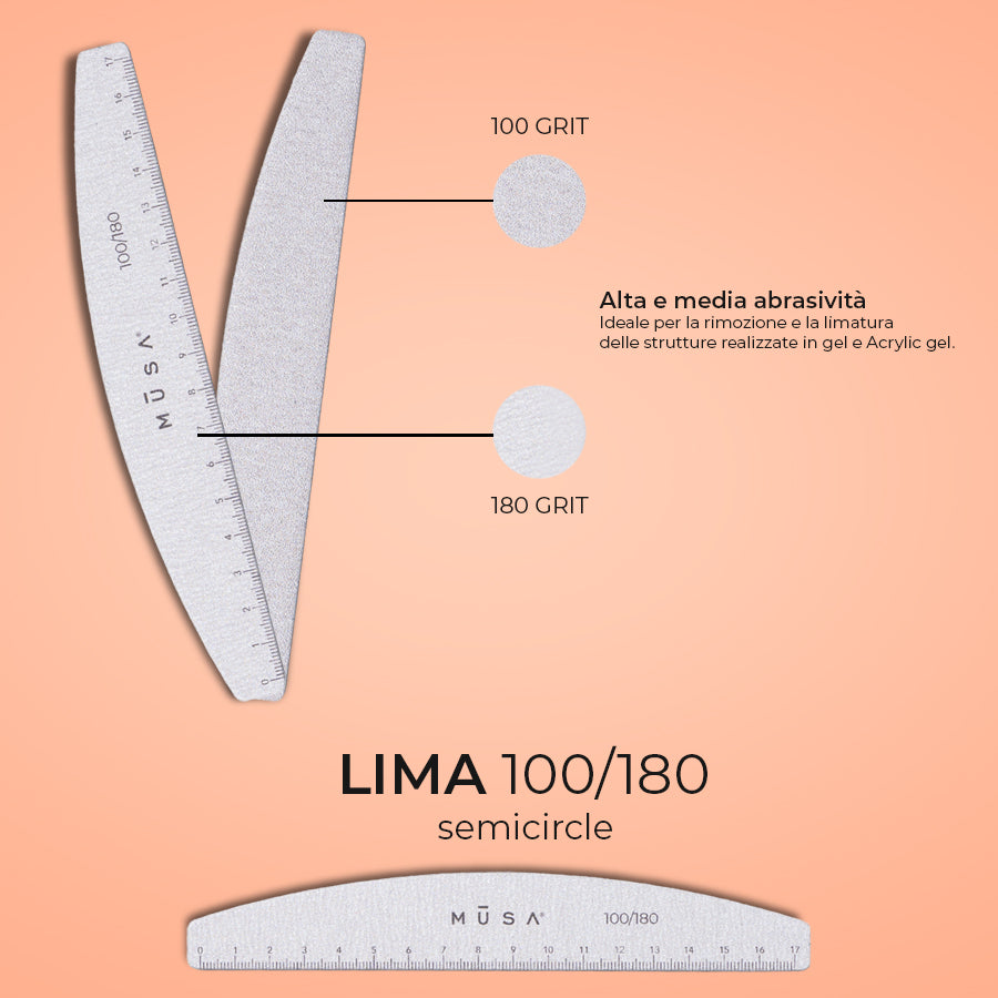Lima 100/180 Righello - 20pz