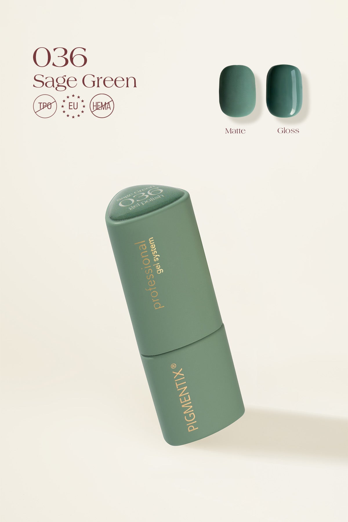 Pigmentix® gel polish -Sage Green 036