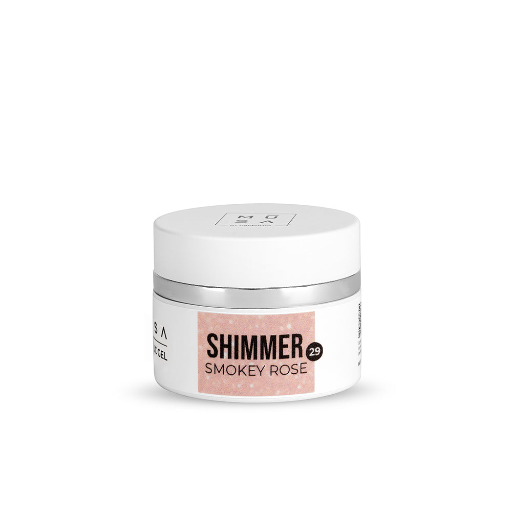 Acrylic gel shimmer smokey rose 29