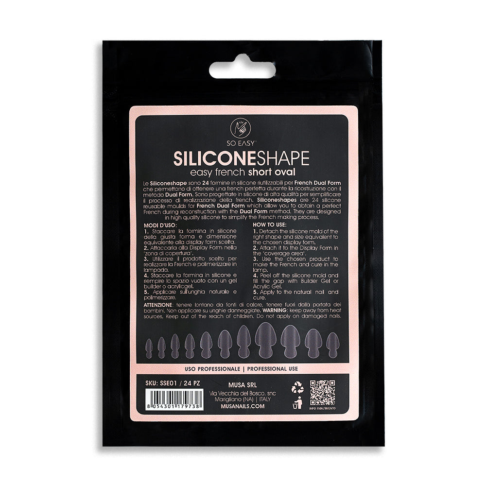 Silicon Shape Easy French Short Oval
