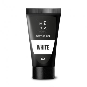 Acrylic Gel Gel White AC02 35 ML - Tubo | Musa Nails