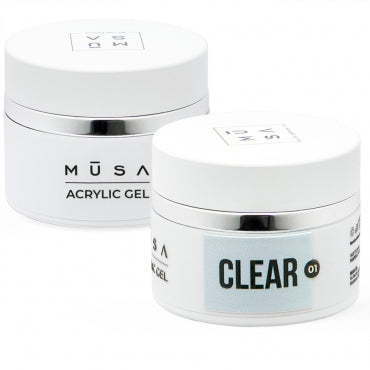 Acrylic Gel Gel Clear 01 50ml | Musa Nails