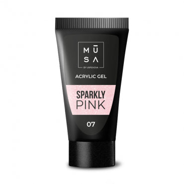 Acrylic Gel Sparkly pink AC07 35 ML – Tubo | Musa Nails