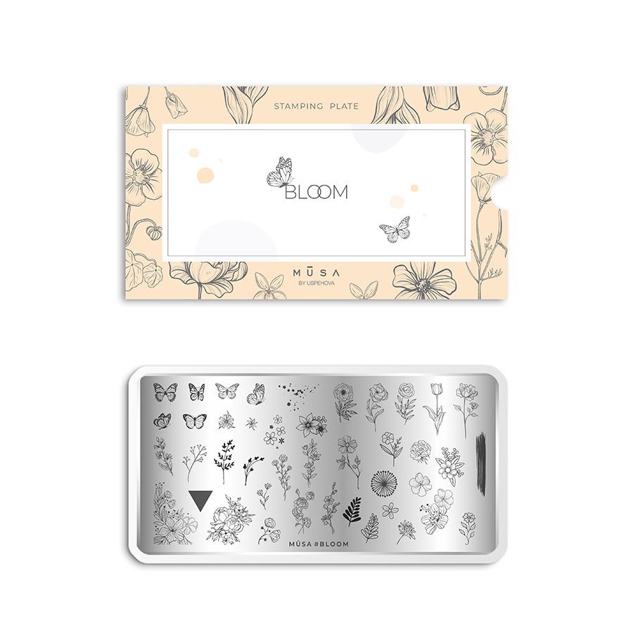 Plate Bloom - Valentina Strabello - MUSA Nails - Prodotti e Formazione professionale